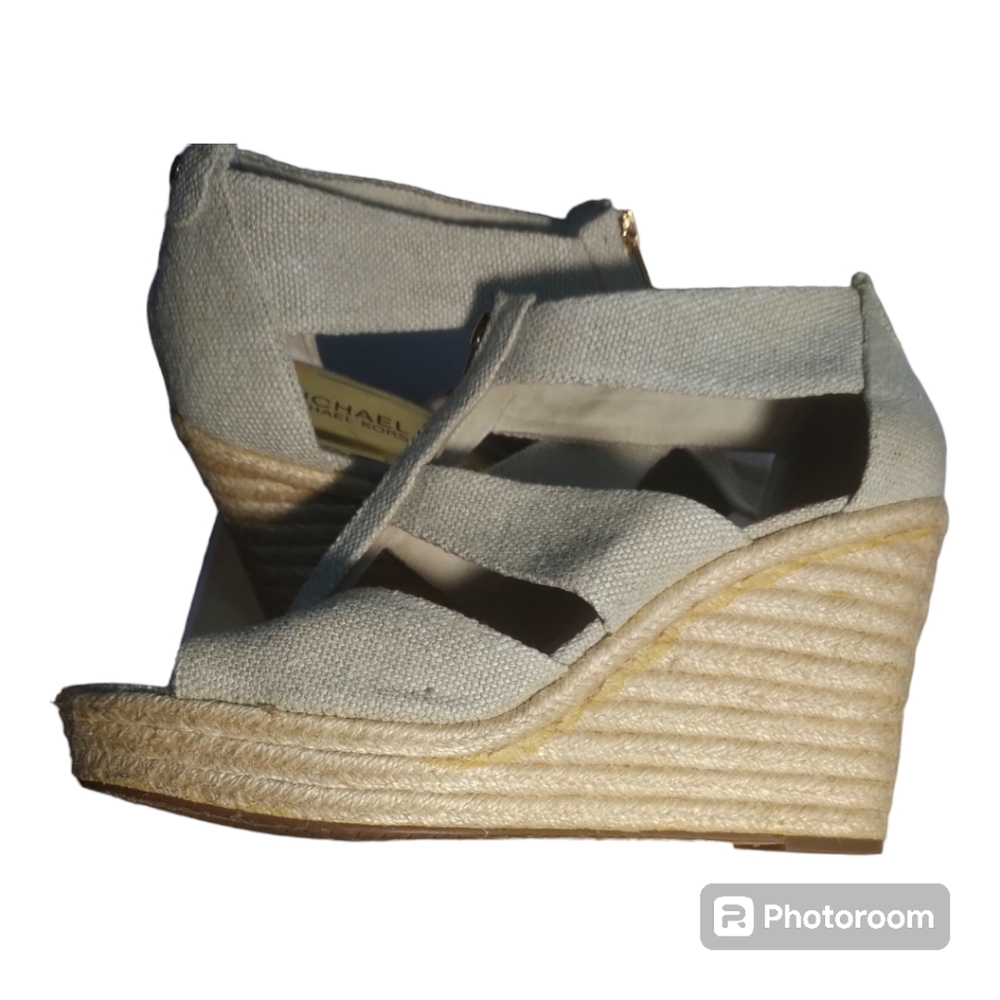 Michael Kors-Damita zip up espadrilles in Tan
